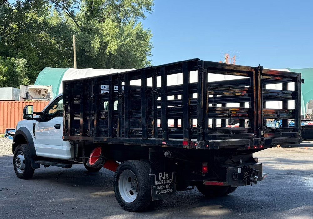 $14,500 - 2020 Ford F-450XL 12' Flatbed Steel Stakebody Truck 7.3L A/T A/C Pick Up