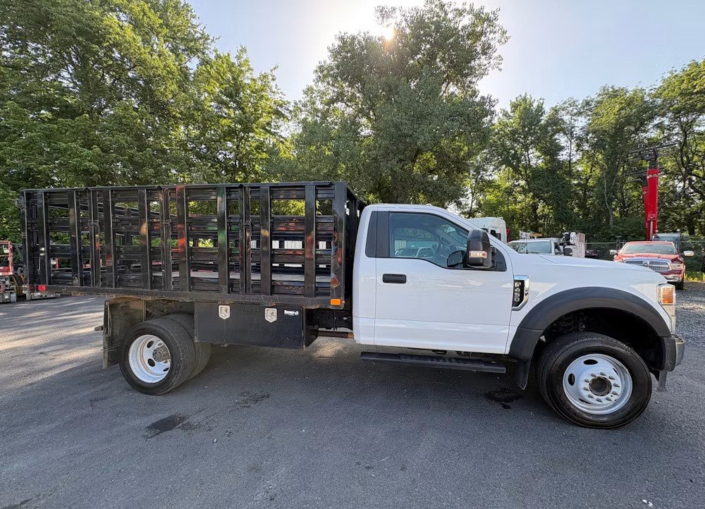 $14,500 - 2020 Ford F-450XL 12' Flatbed Steel Stakebody Truck 7.3L A/T A/C Pick Up
